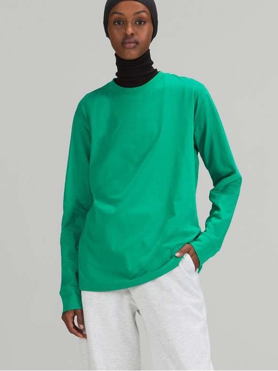 lululemon athletica Tops - Lululemon All Yours™ Long Sleeve Top - Emerald Ice